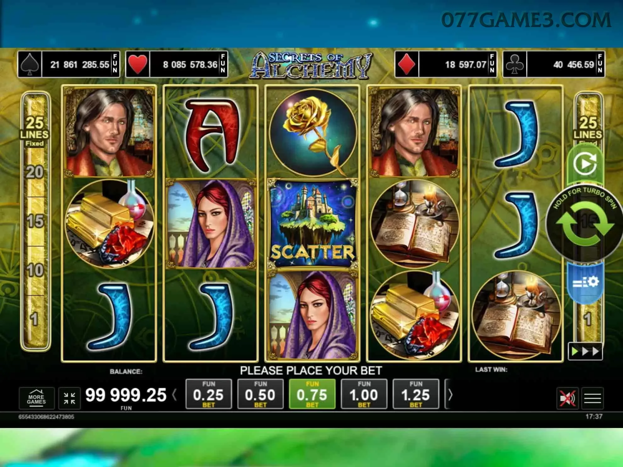 Cassino ao vivo 077game dealers